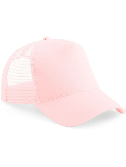 B Dětská 5 panelová kšiltovka Trucker 53. pastel pink model 22482127 - Beechfield B Dětská 5 panelová kšiltovka Trucker 53. pastel pink model 22482127 - Beechfield
