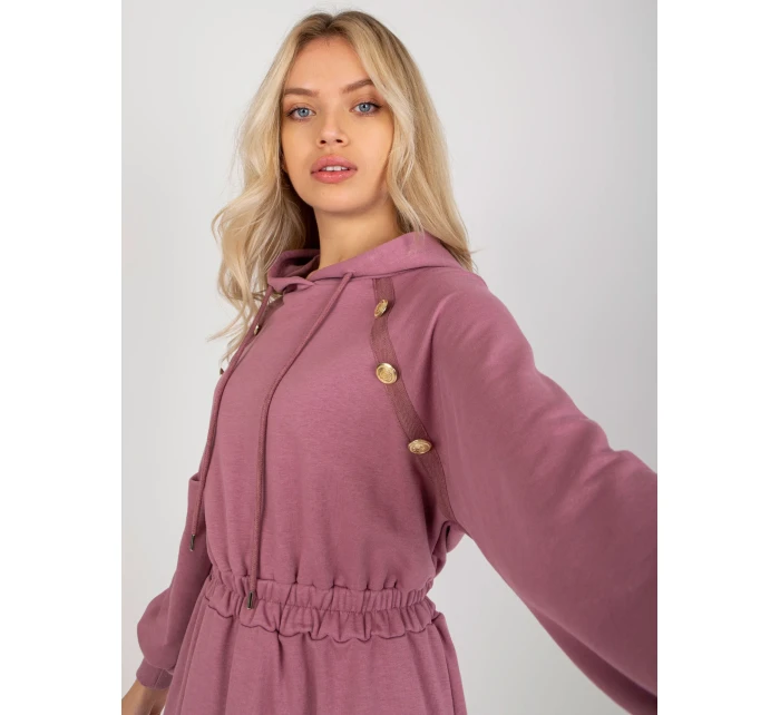 Dámské šaty RV SK 8336 tmavě růžové Dámské šaty RV SK 8336 tmavě růžové