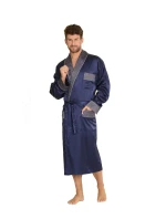 Pánský župan Adam Satyna 940 Tmavě modrá - De Lafense