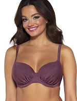 Dámský vrchní díl plavek SK-168/1 MAXI čokoládový - Ava