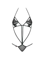 Dámské erotické body Luiza teddy black - OBSESSIVE Dámské erotické body Luiza teddy black - OBSESSIVE