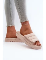 Dámské Žabky Na Platformě Big Star model 21660805 Beige - Big Star Shoes