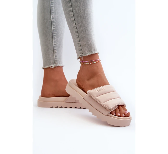 Dámské Žabky Na Platformě Big Star model 21660805 Beige - Big Star Shoes