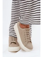 Dámské Textilní Tenisky Na Platformě Big Star model 21693197 Béžové - Big Star Shoes