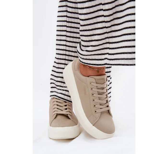 Dámské Textilní Tenisky Na Platformě Big Star model 21693197 Béžové - Big Star Shoes