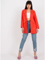 Dámské sako DHJ MA 15286 korálové Dámské sako DHJ MA 15286 korálové