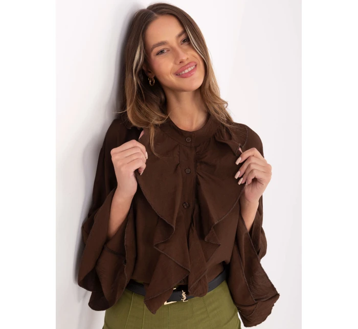 Koszula MI KS model 21717684 brązowy - FPrice Koszula MI KS model 21717684 brązowy - FPrice