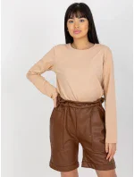 Šortky VI SN 155.65P hnědá