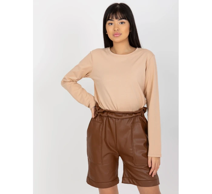 Šortky VI SN 155.65P hnědá