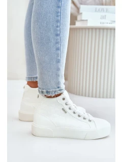 Zateplené Dámské Tenisky S Prošíváním Big Star Bílé