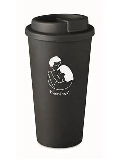 Personalizovaný cestovní termohrnek - pár v objetí