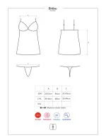 Krásná košilka Shibu chemise - Obsessive Krásná košilka Shibu chemise - Obsessive