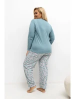 Pohodlná pyžama pro plnoštíhlé model 221183 Forever Pink Pohodlná pyžama pro plnoštíhlé model 221183 Forever Pink