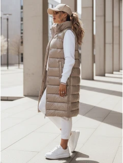 Dámská prošívaná vesta GANTINI béžová FashionStreet TY3745