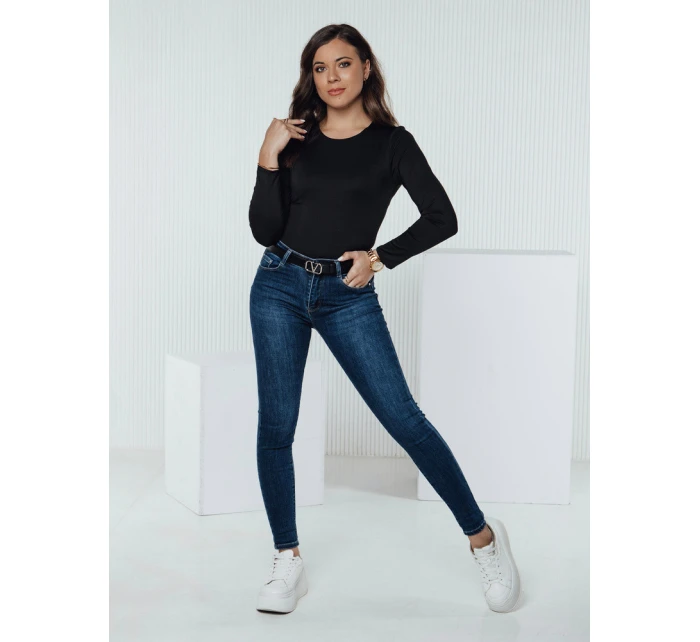 Dámské džínové úzké kalhoty DIVETTI navy blue FashionStreet UY2330