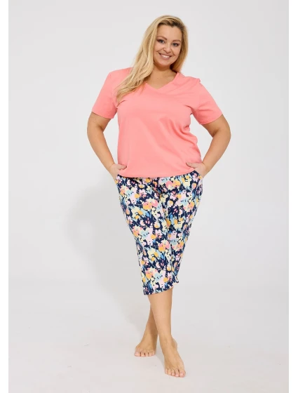 Pyžamo model 21945373 Violetta kr/r 3XL5XL - Cornette