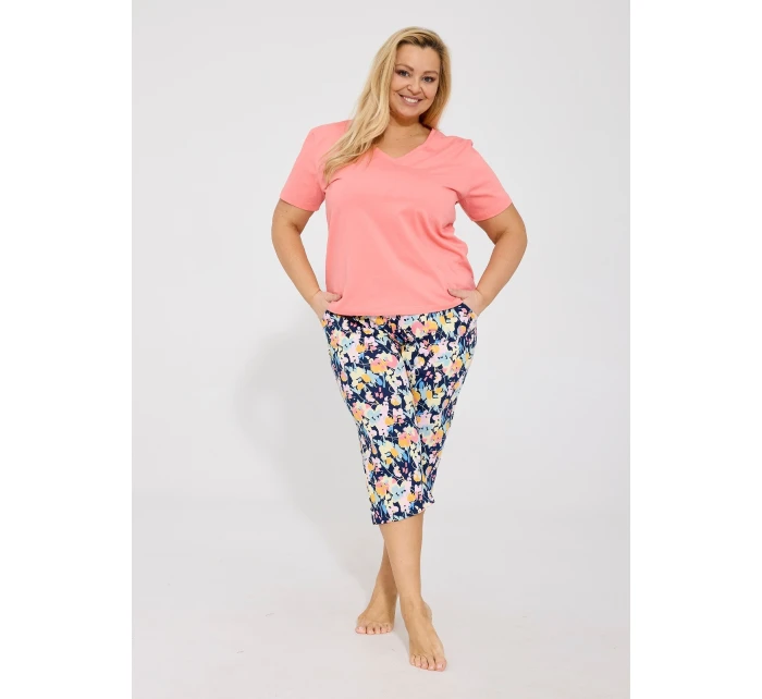 Pyžamo model 21945373 Violetta kr/r 3XL5XL - Cornette