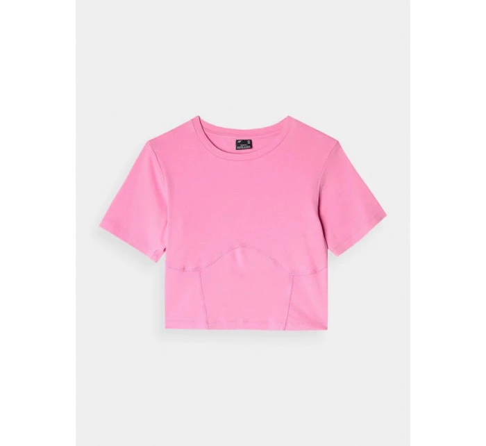 Crop top slim smooth dámský 4F 4FRAW24TTSHF2581-54S