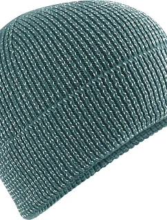 Beechfield B 325R Pletená čepice "Streetlite Reflective" 53.325R marine green