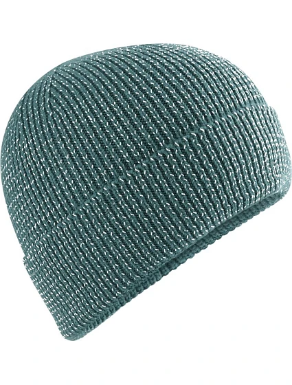 Beechfield B 325R Pletená čepice "Streetlite Reflective" 53.325R marine green Beechfield B 325R Pletená čepice "Streetlite Reflective" 53.325R marine green
