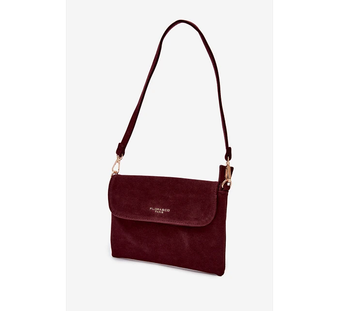 Malá Kabelka Listonoška z Eko Semiše Bordó Lucelle