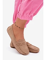 Dámské klasické semišové mokasyny Khaki Corinell Dámské klasické semišové mokasyny Khaki Corinell