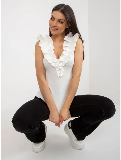 Bluzka NM BZ ecru model 18543386 - FPrice Bluzka NM BZ ecru model 18543386 - FPrice