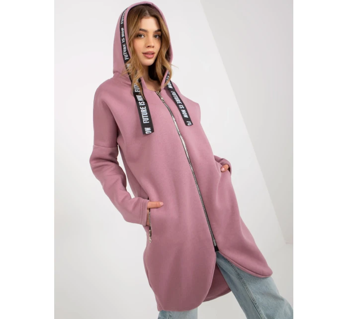 Mikina RV BL 6683.00P tmavě růžová