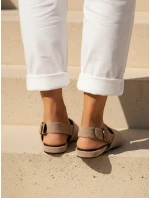 FashionStreet khaki dámské boty ZY1338 FashionStreet khaki dámské boty ZY1338