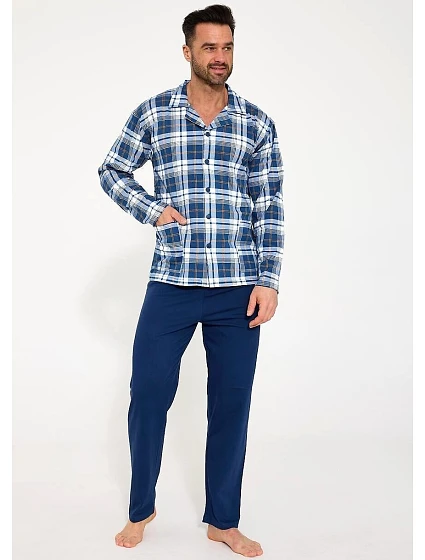 Pyžamo Cornette 114/83 délka/r 3XL/5XL pruhované Pyžamo Cornette 114/83 délka/r 3XL/5XL pruhované