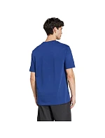 Pánské tričko Essentials Small Logo Single Jersey modré model 21417567 pánské - ADIDAS