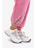 Tenisky Sportovní Boty Dámské S Dvojitým Šněrováním Bílé Efobell Tenisky Sportovní Boty Dámské S Dvojitým Šněrováním Bílé Efobell