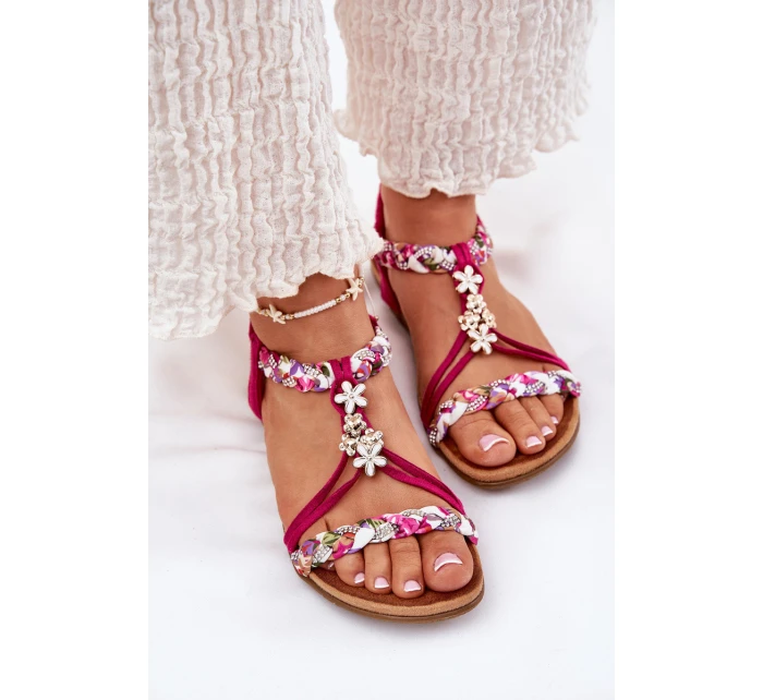 Dámské Plážové Sandály S Pásky A Přezkami Fuchsie model 21693400 - Artiker Dámské Plážové Sandály S Pásky A Přezkami Fuchsie model 21693400 - Artiker