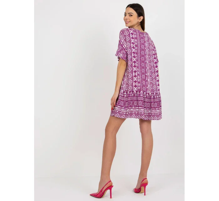 Dámské šaty D73771M30306C fialové - FPrice