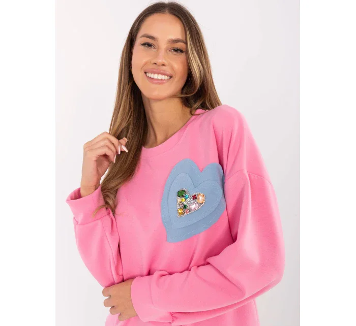 Mikina DHJ BL 20322.72 růžová