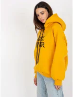 Dámská mikina EM BL 651 2.14X tmavě žlutá - FPrice Dámská mikina EM BL 651 2.14X tmavě žlutá - FPrice