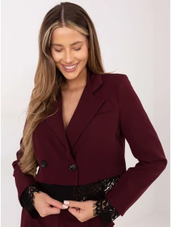 Marynarka IT MA model 21798104 bordowy - FPrice