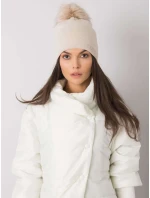 Dámská čepice JK CZ 34 model 15837361 béžová - FPrice Dámská čepice JK CZ 34 model 15837361 béžová - FPrice