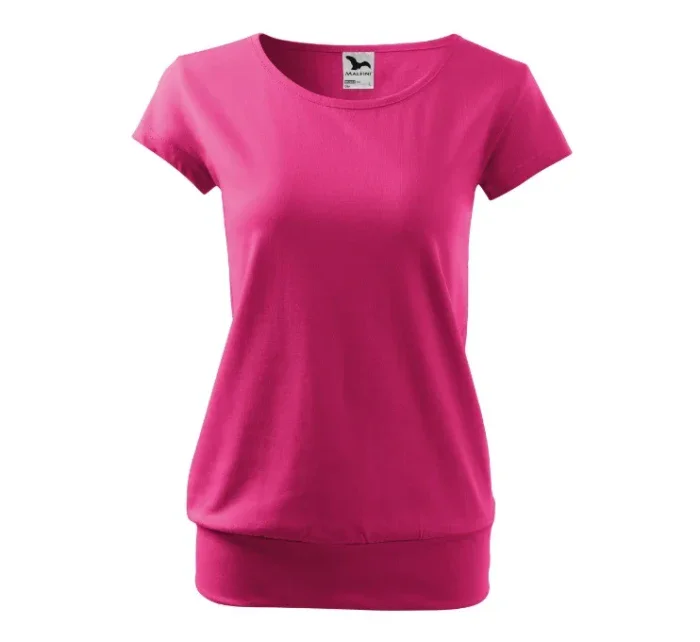 City tričko dámské purpurová City tričko dámské purpurová