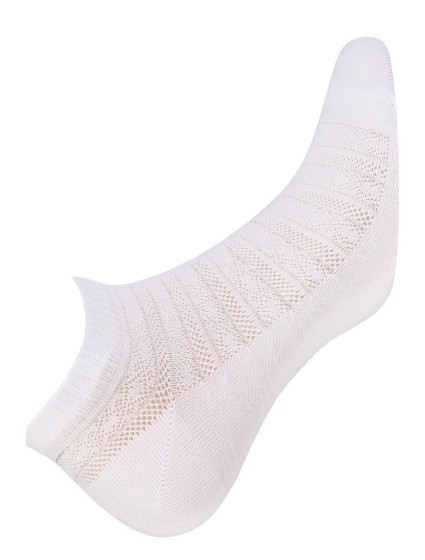 Ažurové dámské ponožky s lurexem