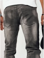 Pánské světle šedé džínové kalhoty FashionStreet UX4228