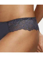 Dámské kalhotky Wild Peony Florale Brazilian tmavě šedé - Triumph Dámské kalhotky Wild Peony Florale Brazilian tmavě šedé - Triumph