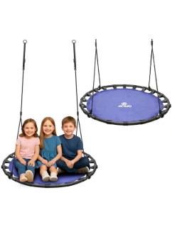 ZAHRADNÍ HOUPAČKA ČAPÍ HNÍZDO 120CM MODRÁ