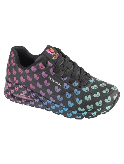 Skechers Uno – Live Colorfully 190006-BKMT Černé 36 Skechers Uno – Live Colorfully 190006-BKMT Černé 36