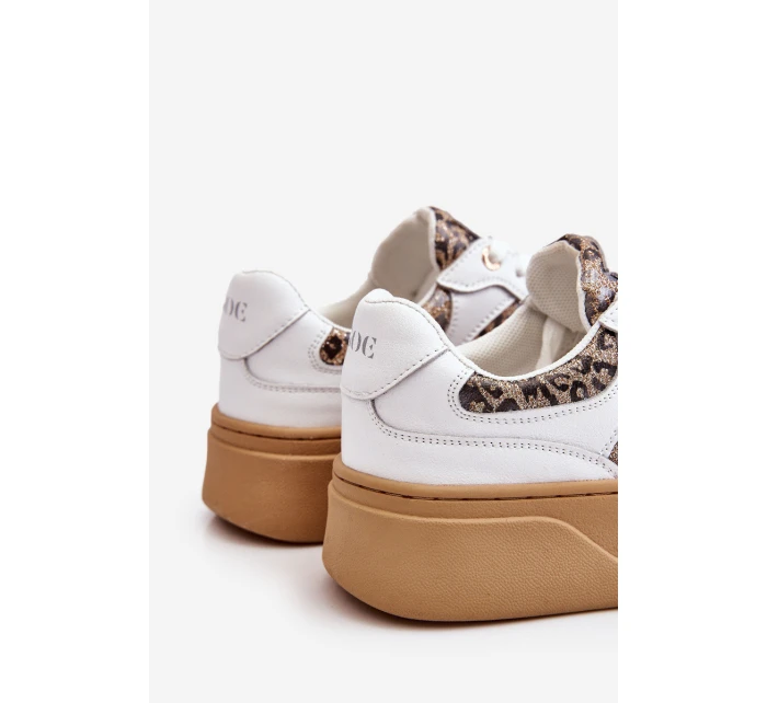 Dámská pohodlná sportovní obuv GOE LL2N4052 Bílo-béžová Dámská pohodlná sportovní obuv GOE LL2N4052 Bílo-béžová