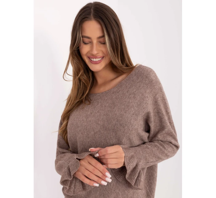 Sweter IT SW model 21480321 ciemny bezowy - FPrice