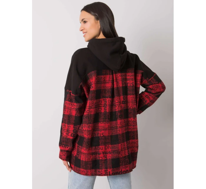 Mikina RV BL 7312.14 černá a červená