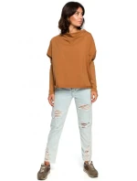 Dámská halenka B094 Karamelová - BeWear