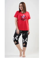 Dámské pyžamo kapri Lenka Dámské pyžamo kapri Lenka