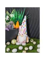 MEDVÍDEK GHOOM 25CM VE SNECH CHLAPEC JARNÍ DEKORACE